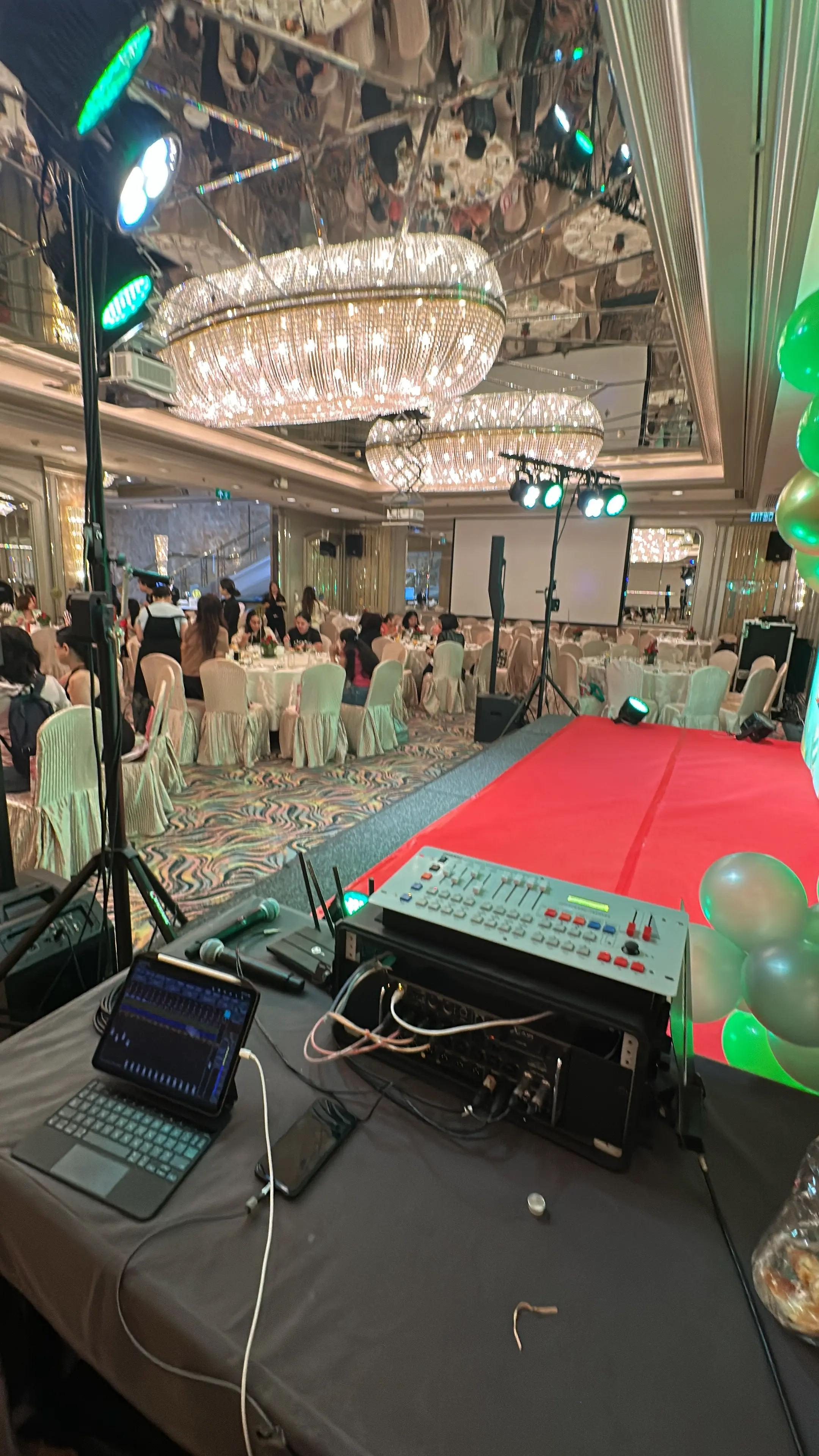 Stage lighting production